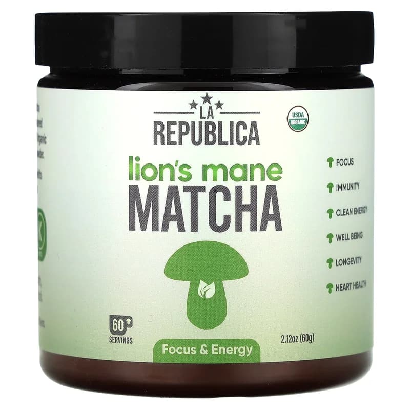 La Republica, Lion's Mane Matcha, 2.12 oz (60 g)