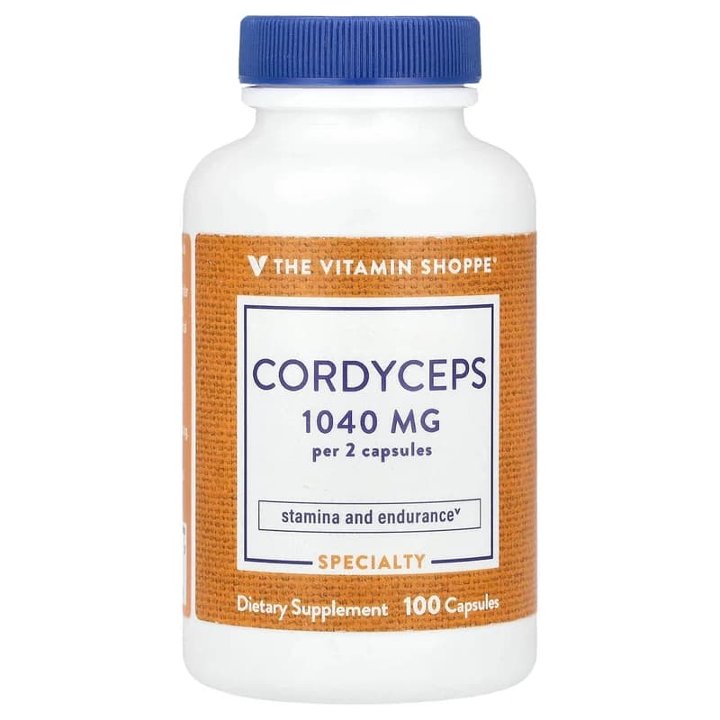 The Vitamin Shoppe, Cordyceps, 100 Capsules (520 mg per Capsule)